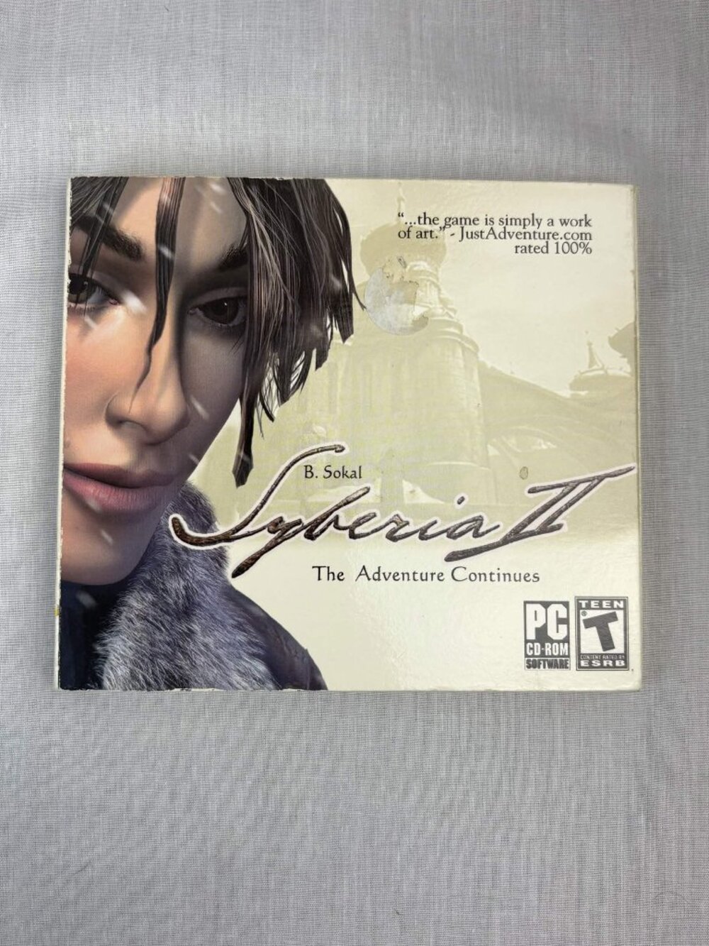 Syberia II 2 PC CD-ROM Game Benoit Sokal Big Box Slipcover - TESTED WORKING